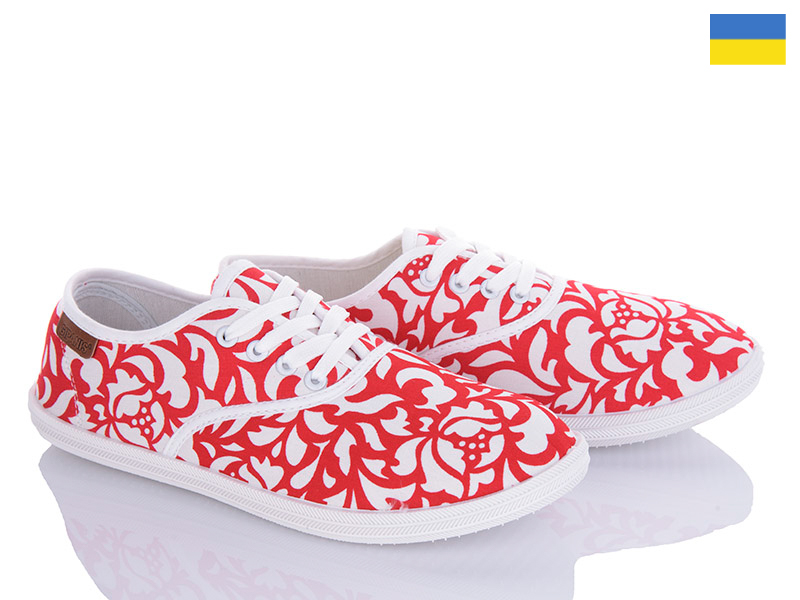 Кеды DeMur (36-40) GW513 red (деми)