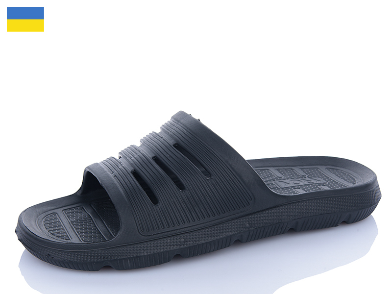 Шлепанцы Inblu (40-45) C72 чорний (лето)