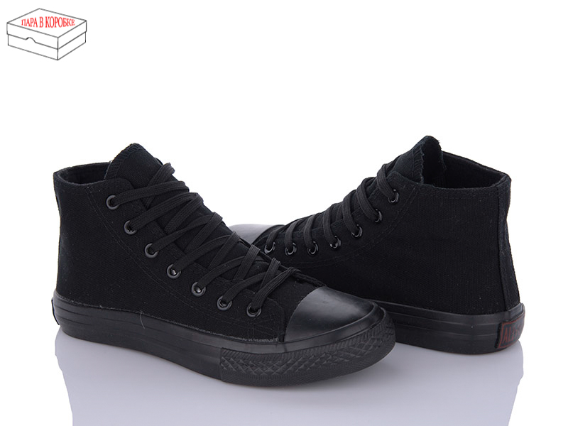 Кеды Calorie (35-39) 777 black (деми)