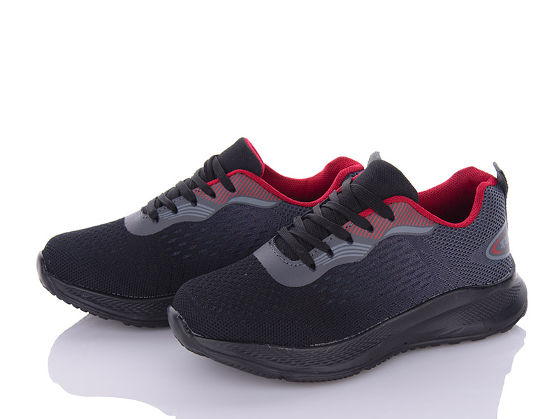 Кроссовки Wei Wei (32-37) 2579-15 black-d.grey (деми)