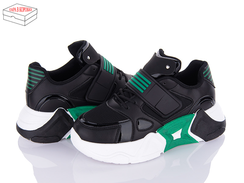 Кроссовки Wei Wei (36-41) AX18 black (деми)