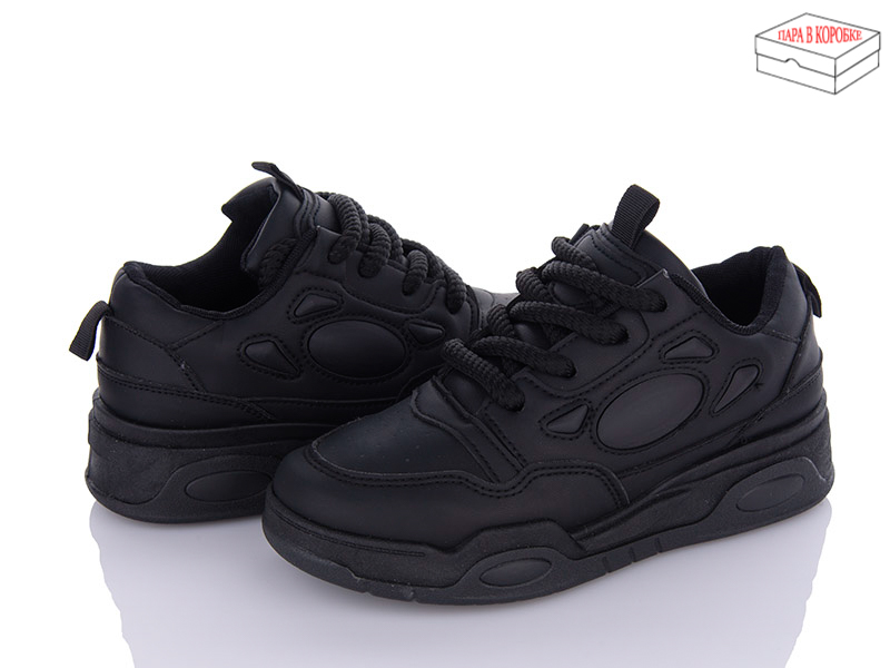 Кроссовки Ailaifa (36-41) C208 black (деми)