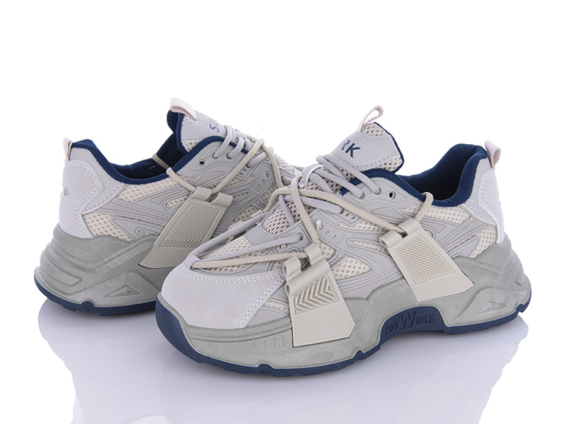 Кроссовки VIOLETA (36-41) 182-19 grey (деми)