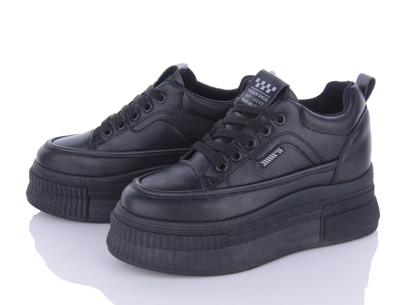 Сникерсы VIOLETA (36-40) 197-149 black (деми)
