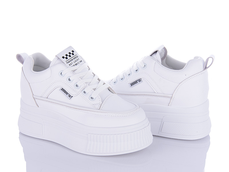 Сникерсы VIOLETA (36-40) 197-149 white (деми)