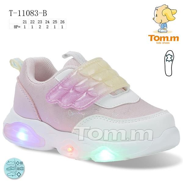 Кроссовки ТОМ.М (21-26) 11083B LED (деми)