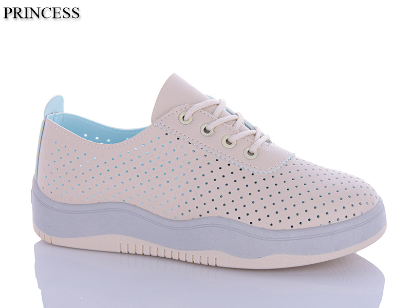 Кроссовки Princess (37-41) L154 beige (лето)