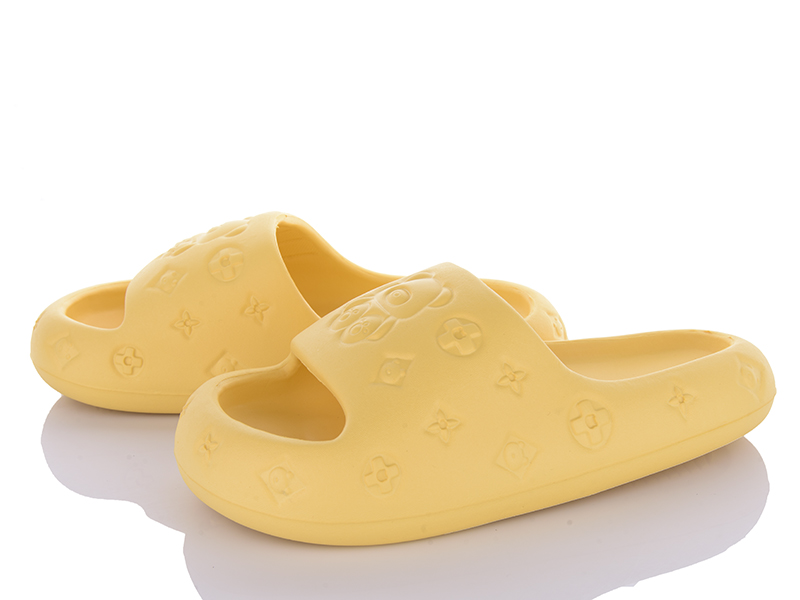 Шлепанцы BIG (36-41) 3613-8003 yellow (лето)
