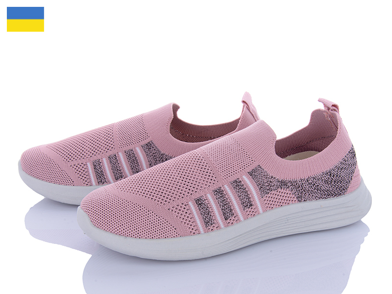 Кроссовки Vladimir (36-40) Крок K110 рожевий (лето)