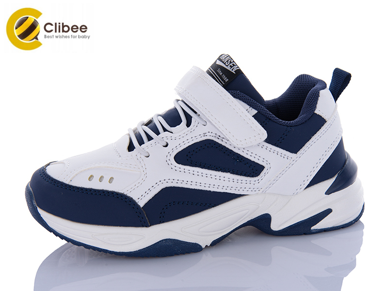 Кроссовки Clibee-Apawwa (32-37) LC817 blue-white (деми)