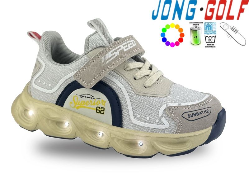 Кроссовки Jong-Golf (21-26) A11484-3 LED (деми)