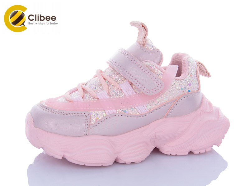 Кроссовки Clibee-Apawwa (26-31) LB986 pink (деми)