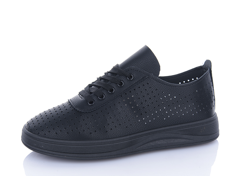 Кроссовки Mainelin (37-41) F24 black (лето)