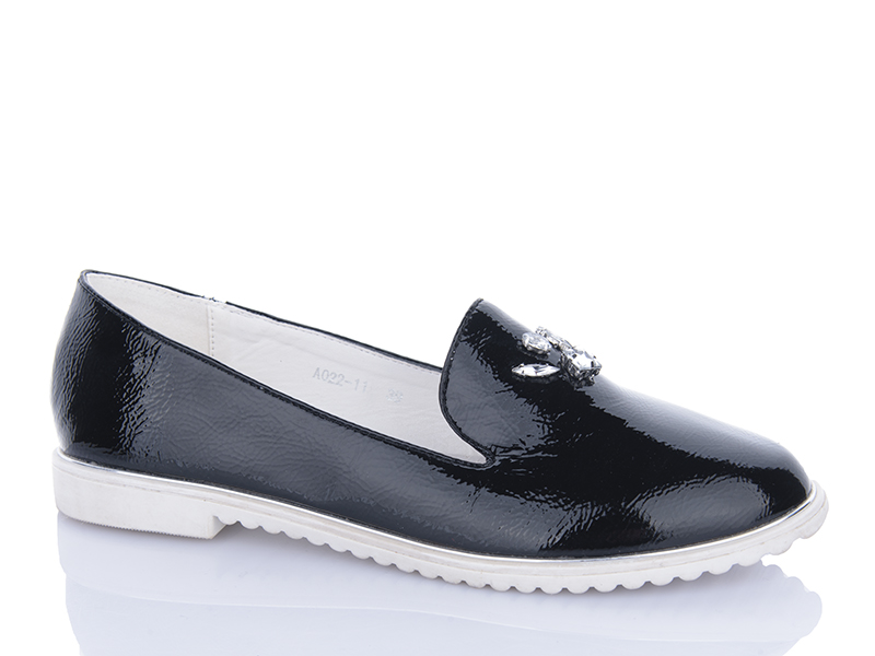 Туфли Ю-Чинь (36-41) A022-11 black (деми)