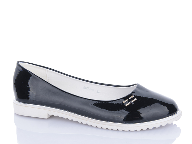 Туфли Ю-Чинь (36-41) A022-8 black (деми)