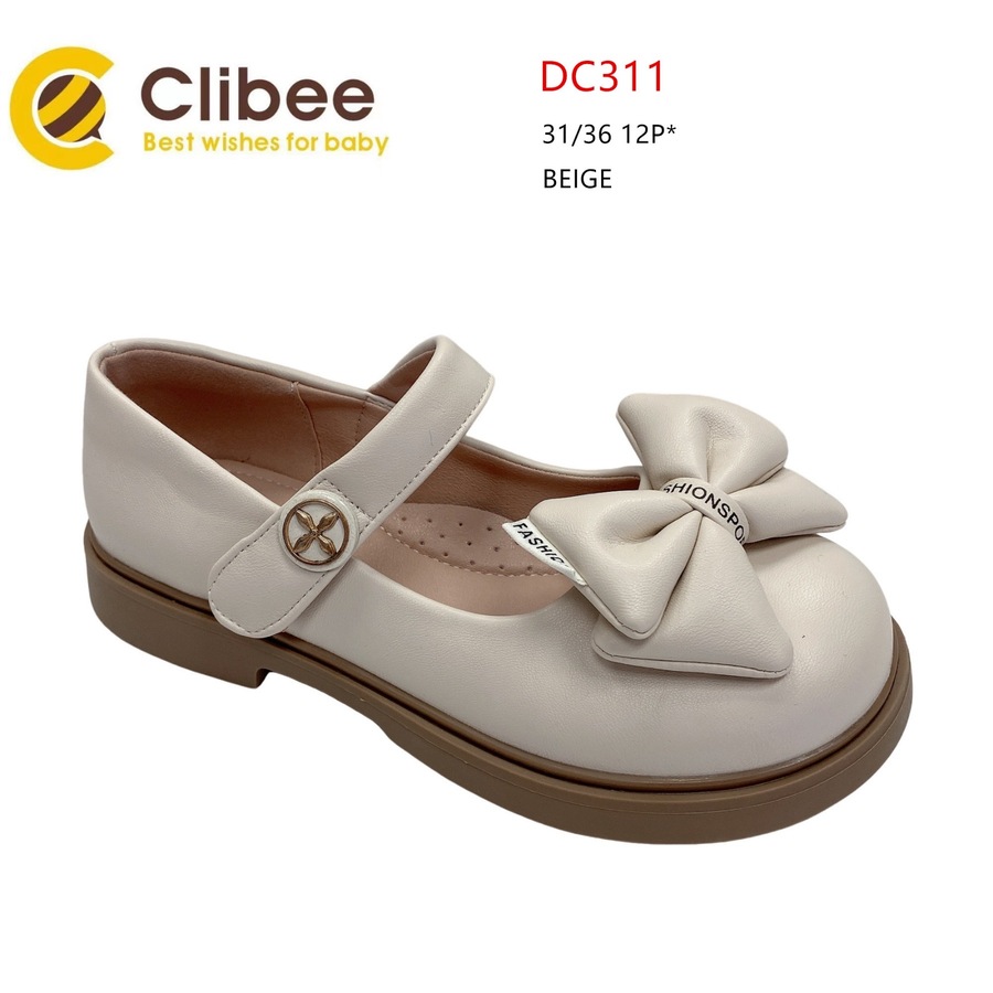 Туфли DvaClibee (31-36) Apa-DC311 beige (деми)