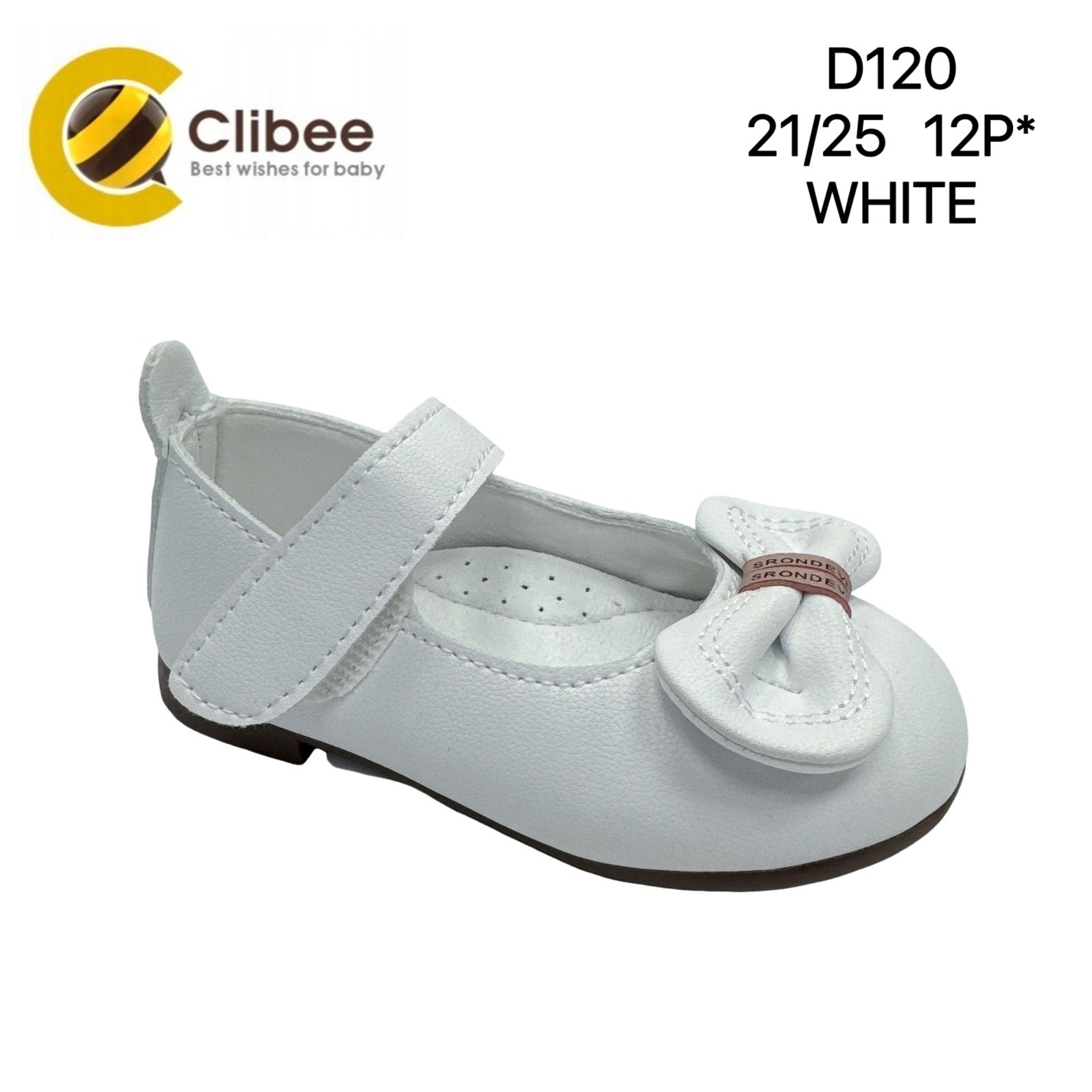 Туфли DvaClibee (21-25) LD-D120 white (деми)