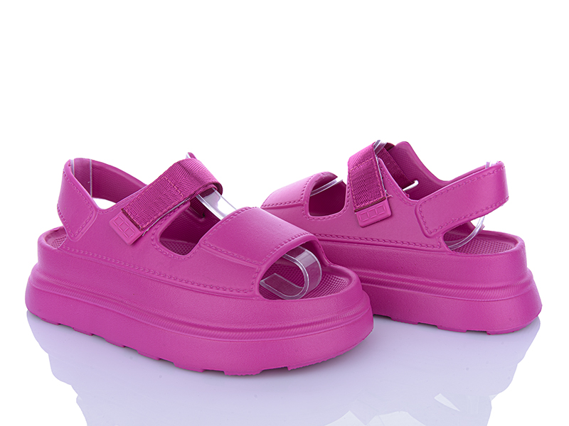 Босоножки ABA (36-41) QQ55 fuchsia (лето)