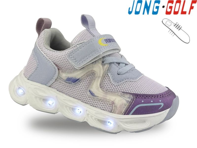 Кроссовки Jong-Golf (21-26) A11546-12 LED (деми)