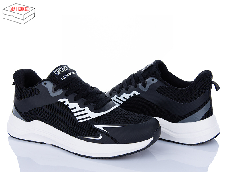 Кроссовки Laguna (40-45) A216 black-white (деми)