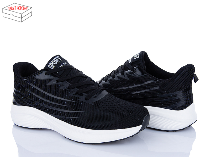 Кроссовки Laguna (40-45) A2303 black-white (деми)