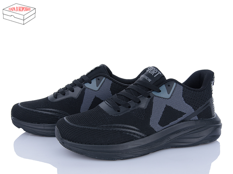 Кроссовки Laguna (40-45) A238 all black (деми)