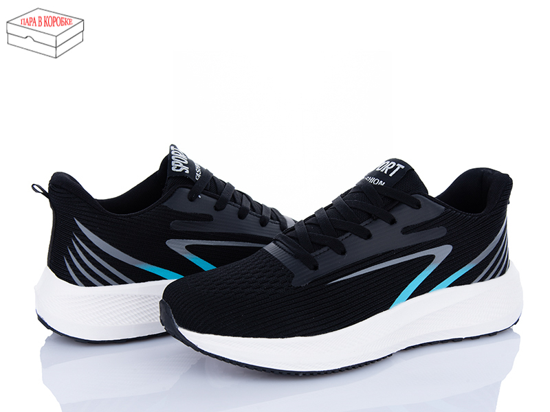 Кроссовки Laguna (40-45) A282 black-white (деми)