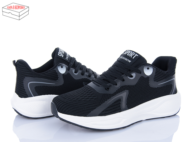 Кроссовки Laguna (40-45) A5063 black-white (деми)