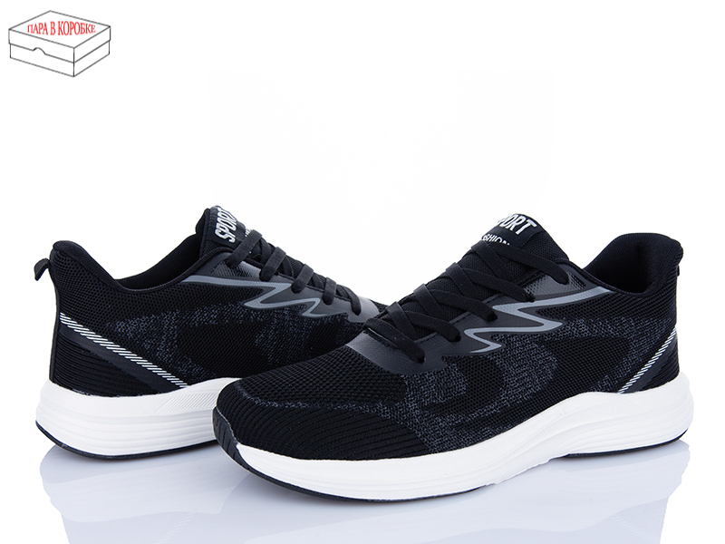 Кроссовки Laguna (40-45) A807 black-white (деми)