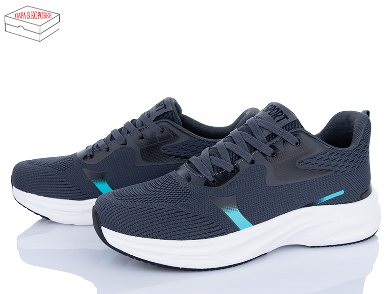 Кроссовки Laguna (40-45) A8802 d.grey (деми)