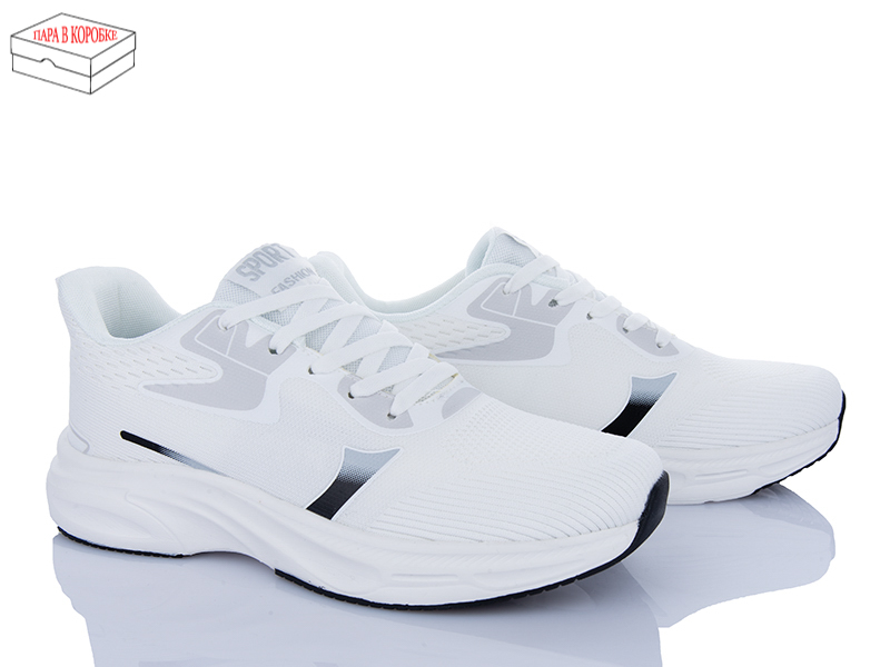 Кроссовки Laguna (40-45) A8802 white-black (деми)