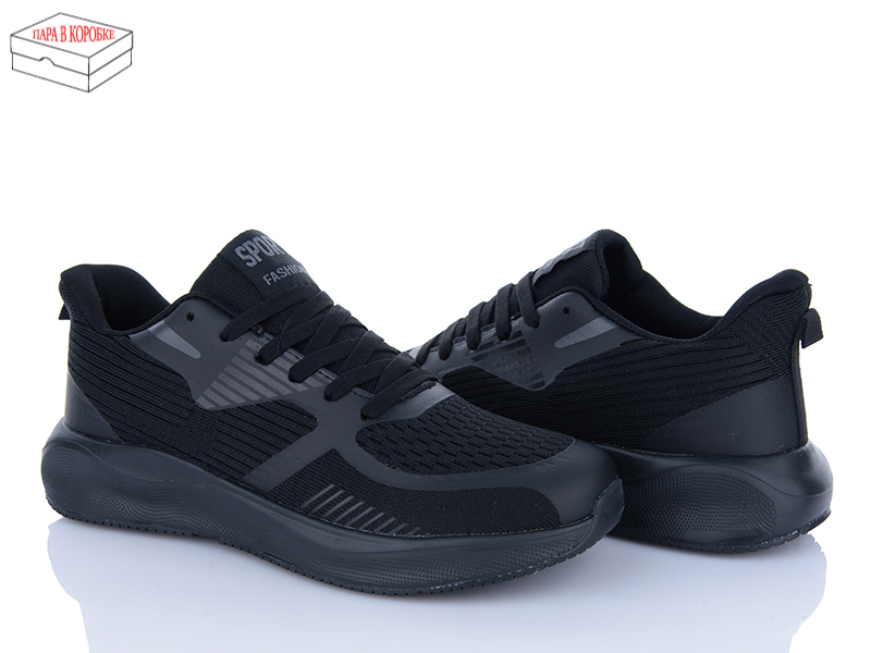 Кроссовки Laguna (40-45) A965 all black (деми)