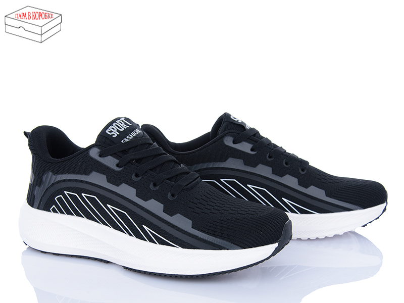 Кроссовки Laguna (40-45) A970 black-white (деми)