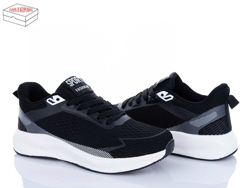 Кроссовки Laguna (36-41) B009 black-white (деми)