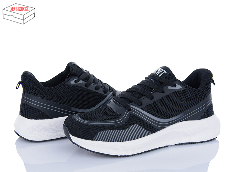 Кроссовки Laguna (36-41) B010 black-white (деми)