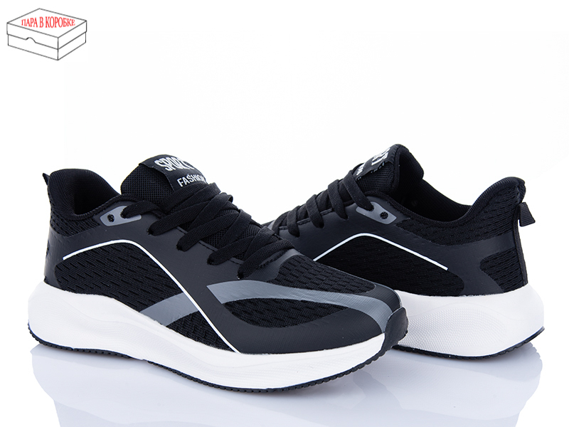 Кроссовки Laguna (36-41) B161 black-white (деми)