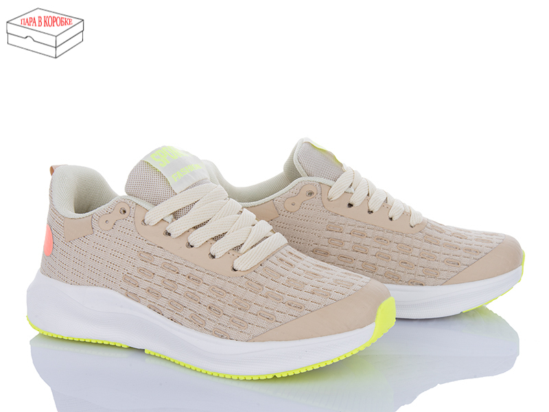 Кроссовки Laguna (36-41) B169 beige-yellow (деми)