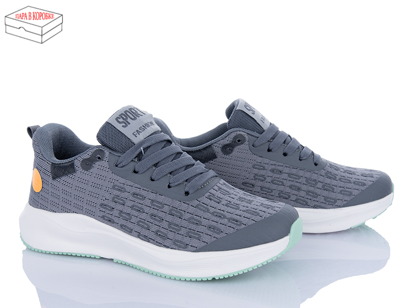 Кроссовки Laguna (36-41) B169 l.grey-green (деми)