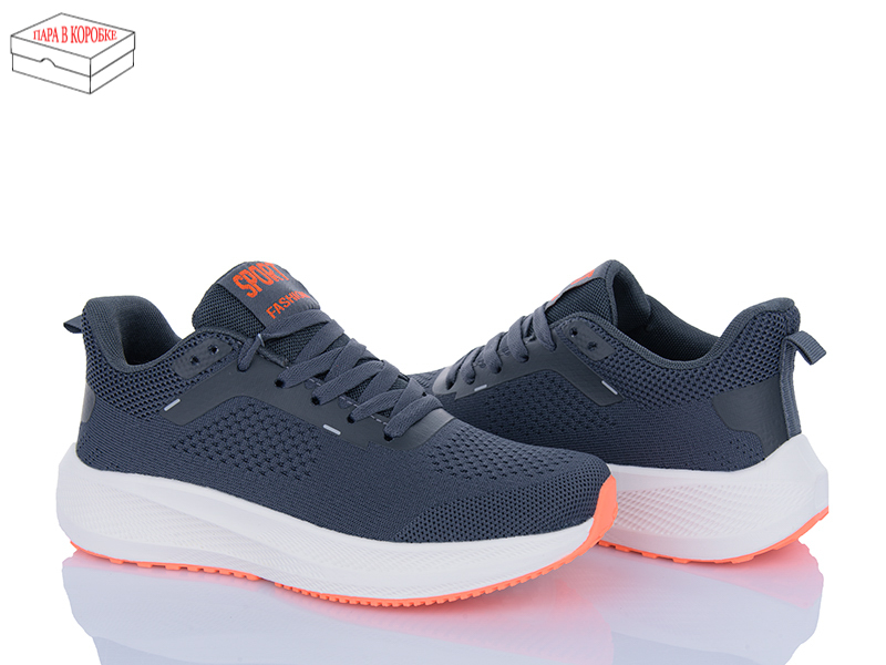 Кроссовки Laguna (36-41) B2315 d.grey-orange (деми)