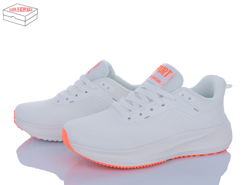 Кроссовки Laguna (36-41) B2315 white-orange (деми)