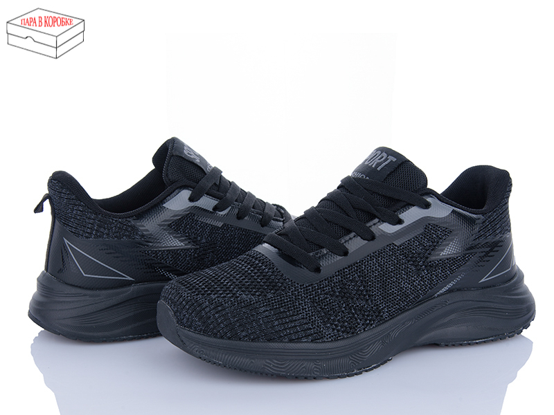 Кроссовки Laguna (36-41) B5061 all black (деми)