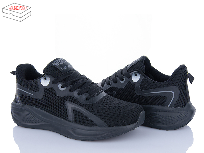 Кроссовки Laguna (36-41) B5063 all black (деми)