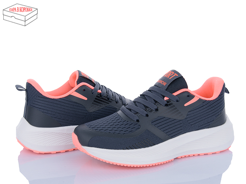 Кроссовки Laguna (36-41) B965 d.grey-pink (деми)