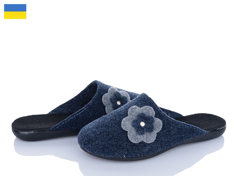 Тапочки Inblu (36-40) 104-22 синій (деми)