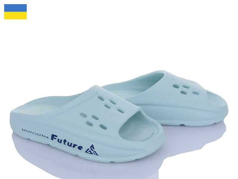 Шлепанцы Inblu (36-41) DS72 св.бірюзовий (лето)