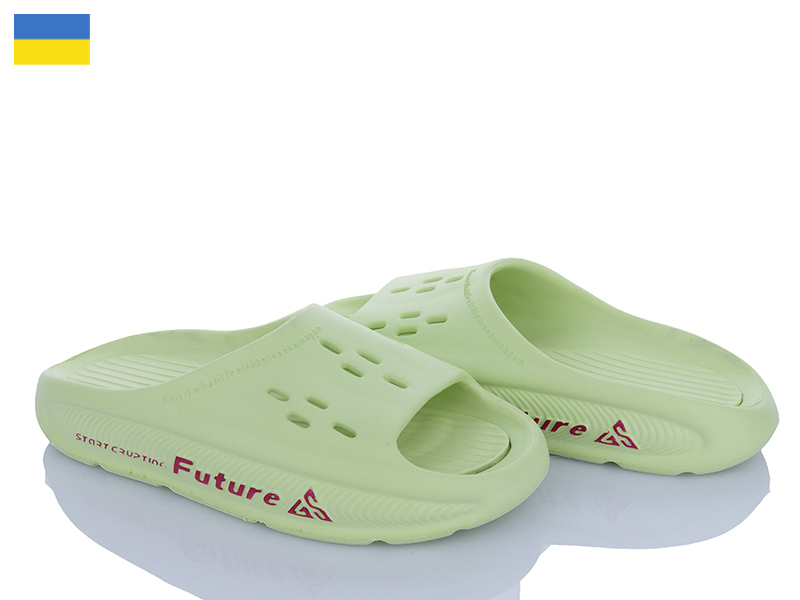 Шлепанцы Inblu (36-41) DS72 св.зелений (лето)