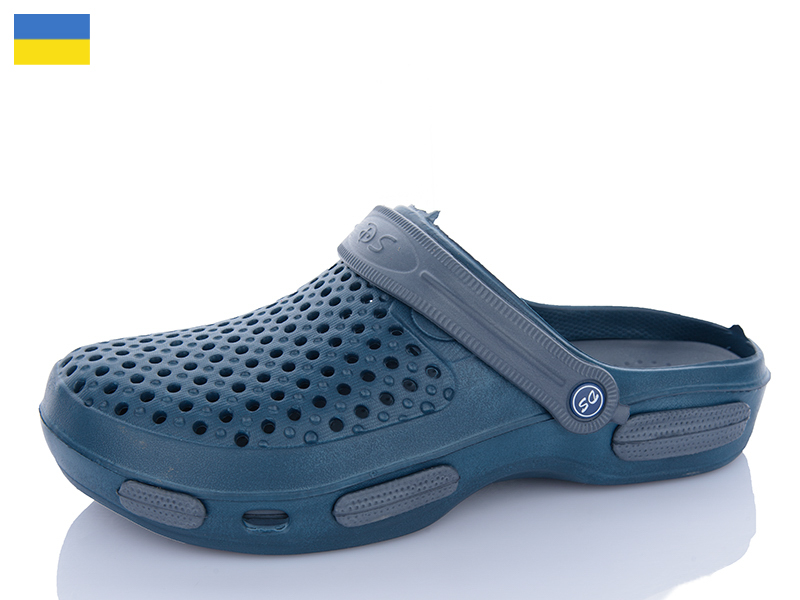 Кроксы Inblu (40-45) Сабо N2 синій (лето)