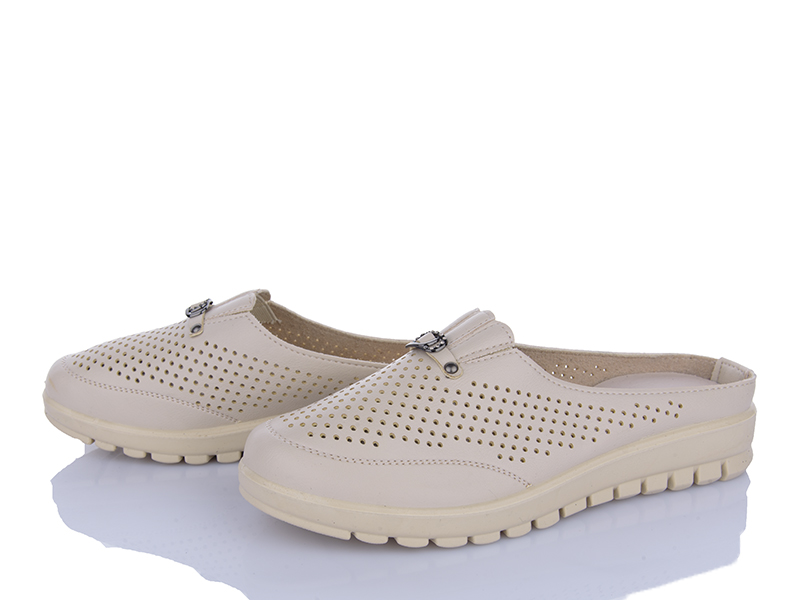 Шлепанцы ABA2 (38-43) 0ABA02-3 beige (лето)