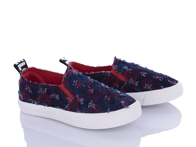 Слипоны Waldem (31-36) WH48  red (деми)