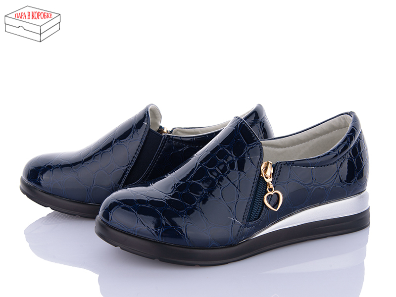 Туфли Waldem (31-36) WS13 dk.blue (деми)